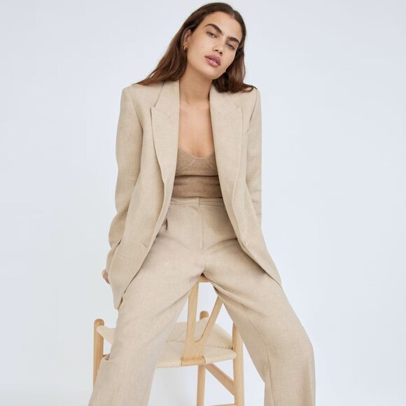 Aritzia Wilfred Flores Blazer - Beige - Picture 2 of 3